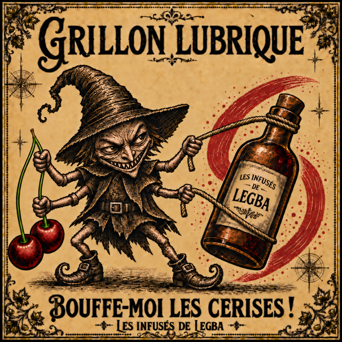 Grillon Lubrique – Rhum infusé griotte & ananas