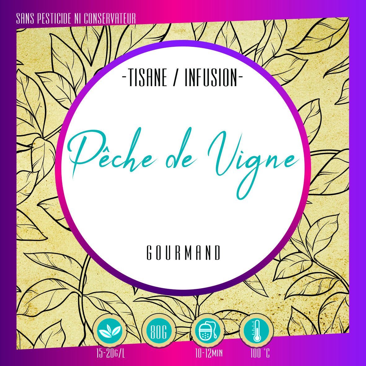 Infusion Pêche de Vigne - LEGBA